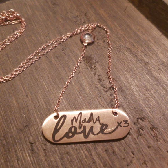 JBloom Cherish Mama Love x3 Necklace - Picture 3 of 5